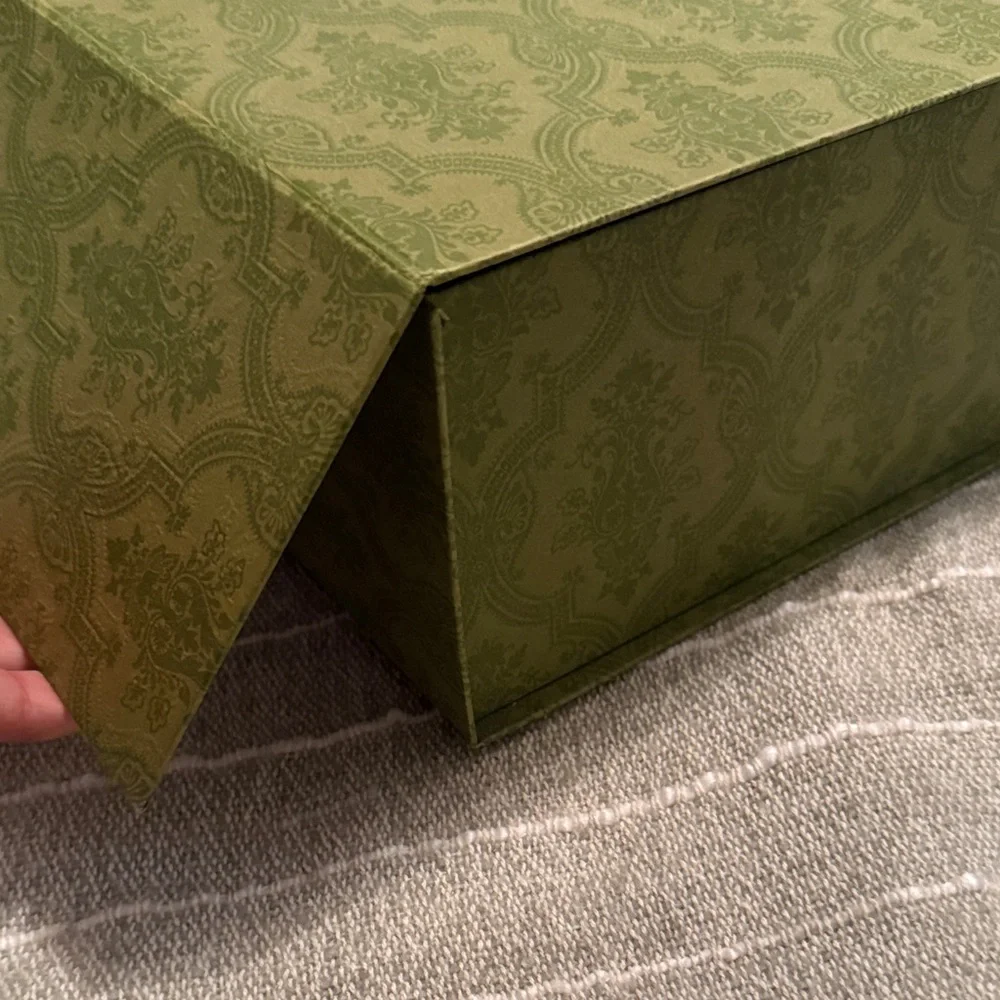 Gucci authentic Olive Green Decorative Box